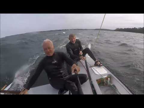 13#  Sailing with friend on Flensburg fjord. Around 5 Bft. + capsize.