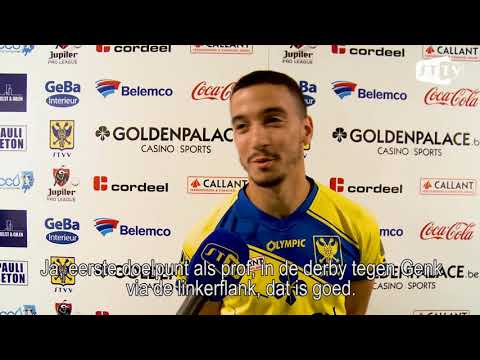 Damien Dussaut na de 2-1 overwinning tegen KRC Genk