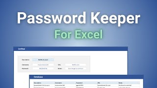 How to Build a Password Keeper in Excel