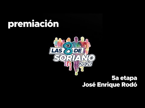 Las 8 de Soriano - Premiación 5a etapa - JOSÉ ENRIQUE RODÓ - TRASMISIÓN EN VIVO - @eloko_tv