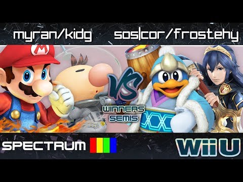 SPECTRUM - Myran/KidG (Olimar/Mario) vs. SOS|Cor/Frostehy (Dedede/Lucina) - Wii U Doubles