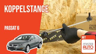 Youtube thumbnail of video "Wie Passat 6 Koppelstange / Pendelstütze wechseln 🚗"