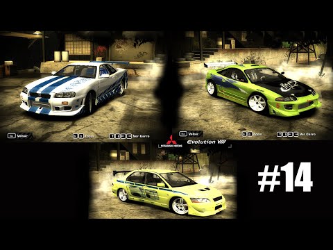 NEED FOR SPEED MOST WANTED #14 - CARROS DO BRIAN: VELOZES E FURIOSOS (MOD) -GAMEPLAY SEM COMENTÁRIOS