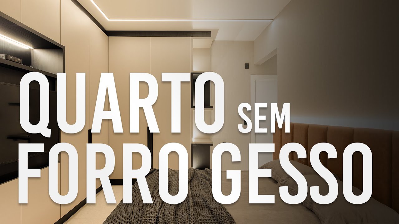 Quarto sem Forro de Gesso - Dicas com Waldir Junior - Curso de Luz