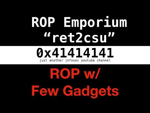 #10 - ROP Emporium 7: ret2csu