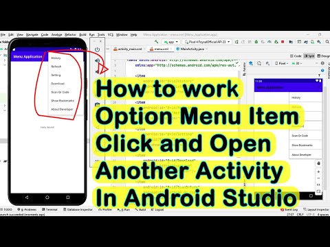 Options Menu with Sub Items - Android Studio 4.2 Bangla Tutorial