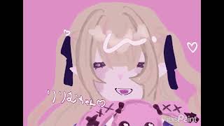 魔界ノりりむさんイラストメイキング