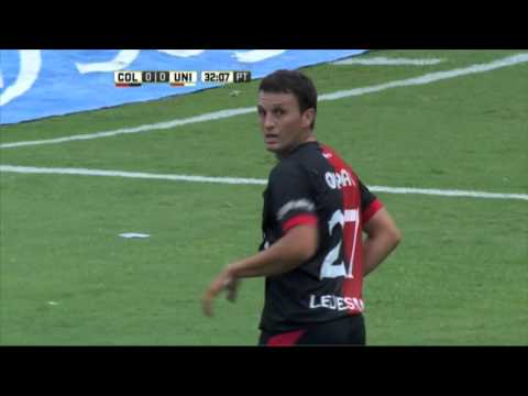 Soldano se lo sacó a Ledesma. Colón 0 - Unión 0. Fecha 8. Primera División 2016.