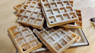 WAFFLE SOFFICI E LEGGERI SENZA OLIO E SENZA BURRO !!!