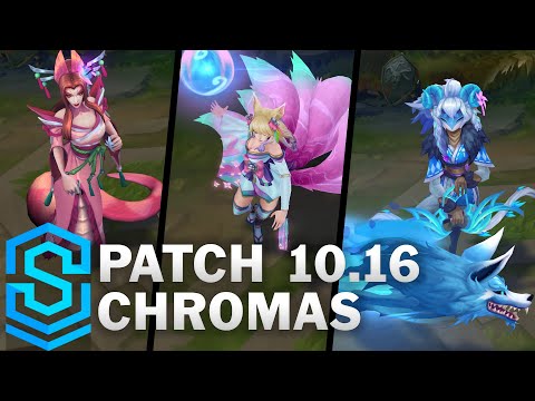 Spirit Blossom Chromas | Patch 10.16 Chromas, Ahri, Kindred, Cassiopeia, Yone and Riven