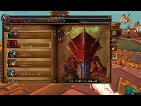 WoW Patch 8.3. New world boss ( Vuk'laz the Earthbreaker )