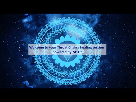 Speak Your Truth 🔵 | Throat Chakra Healing Music (741Hz) | Clarity, Expression & Inner Voice