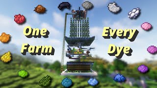 Every Minecraft Dye in One Farm! (Java 1.20)