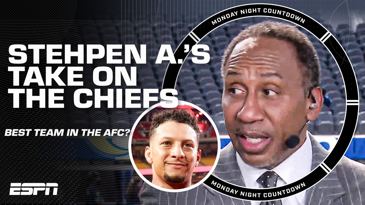 ‘The AFC RUNS THROUGH PATRICK MAHOMES!' 👀 Stephen A. on the Chiefs’ big win | Monday Night Countdown