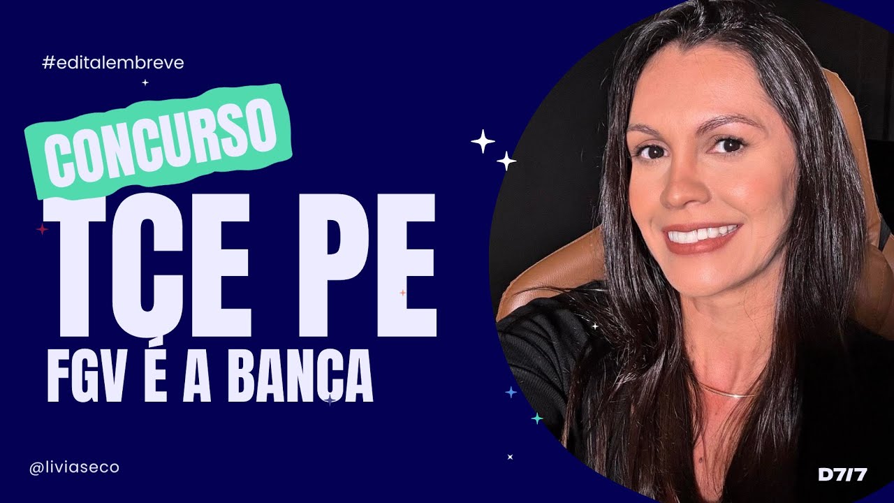 🔥 TCE PE COMPETITION | With the FGV board defined for the competition, the notice will be publish...