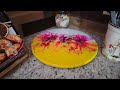 Pour Painting on a Lazy Susan: Functional Art You NEED!
