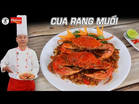 Cách làm Cua Rang Muối thơm ngon và chuẩn vị