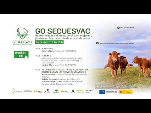 Fotograma del vídeo: Oportunidades del medio rural para mujeres y jóvenes en la producción de vacuno de carne
