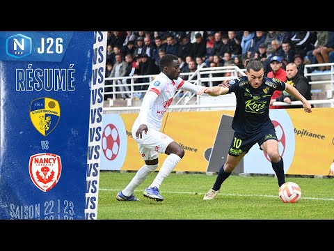 J26 | Stade Briochin - AS Nancy-Lorraine (0-0), le résumé | National FFF (2022-2023)