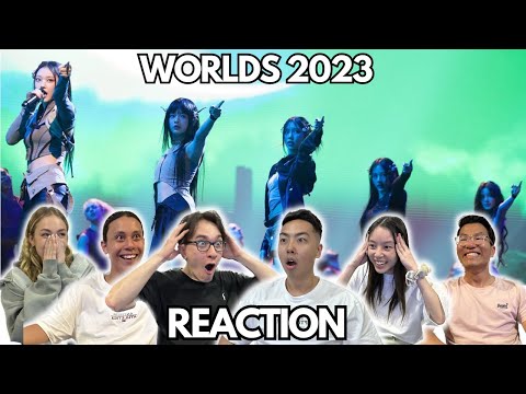 NEWJEANS & HEARTSTEEL!! Worlds 2023 Finals Opening Ceremony LIVE REACTION!!