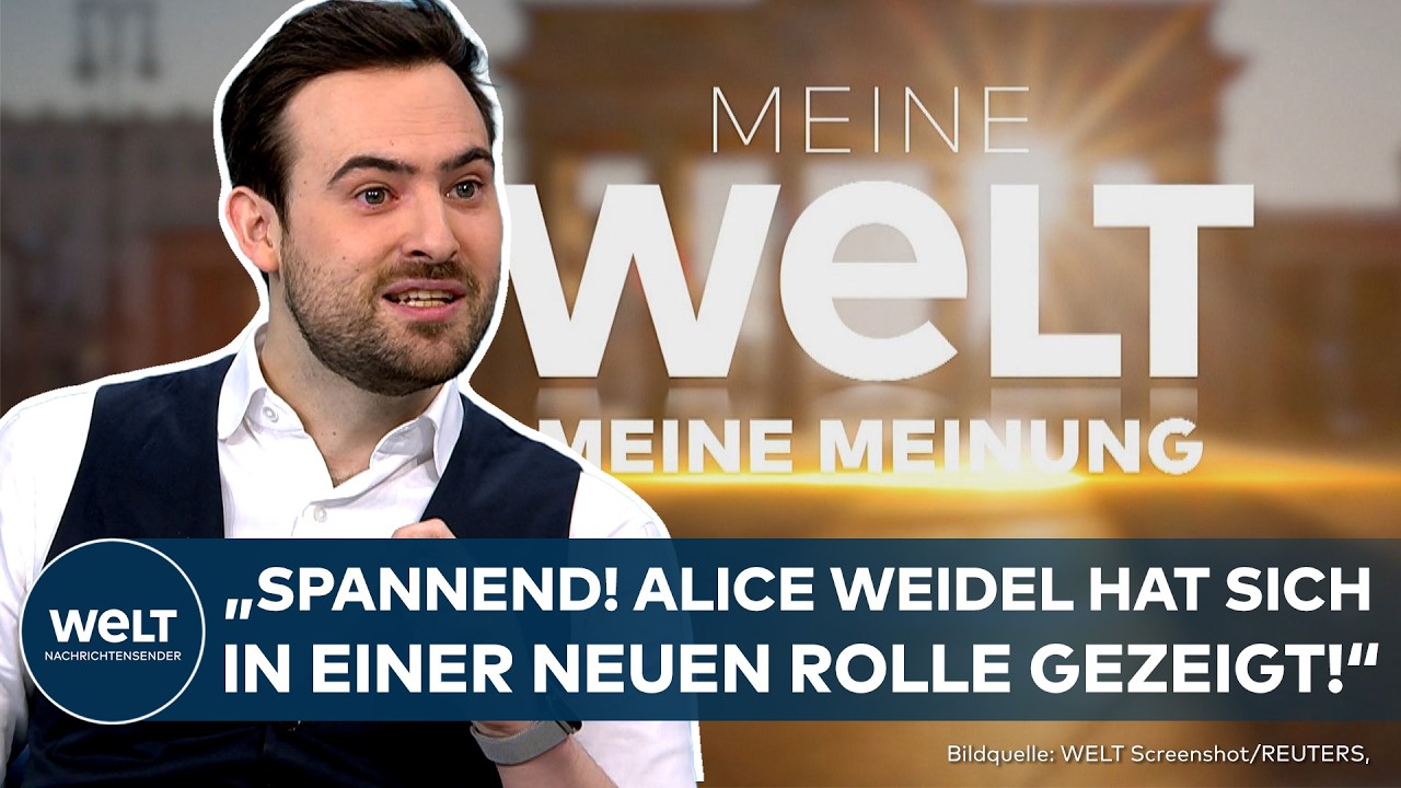MEINE WELT - MEINE MEINUNG: Pseudo-Abschiebeflug und TV-Duelle! "Alice Weidel hat eine neue Rolle"