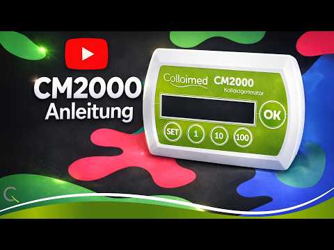 kolloidales Silber, Gold, Kupfer, Germanium uvm. selber herstellen | Colloimed CM2000 XXL Anleitung