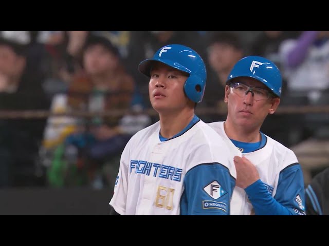 【8回裏】打撃好調で猛アピール!! ファイターズ・吉田賢吾 本日4安打目となるヒットを放つ!! 2025年3月8日 北海道日本ハムファイターズ 対 中日ドラゴンズ