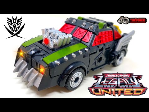 Transformers LEGACY United STAR RAIDER Deluxe Class LOCKDOWN Review & FAN MODE!