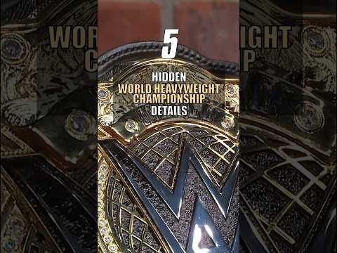 The design of the new WWE World Heavyweight Championship may be new, but it’s rich in history