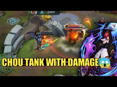 Frivolous Fury Tank Build 😱 Auto Pick Chou Tank Solo Rank - Mobile Legends