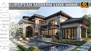 Download the video "MODERN LUXE HOME TOUR: 10 Achieve Effortless Elegance form European Design Secrets Revealed!"