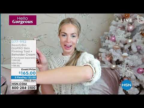 BeautyBio GloPRO Skin Firming Tool + Beholder Cream