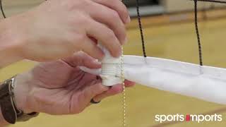 How to Attach a Sports Imports Volleyball Net Antenna