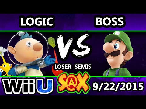 S@X 116 - VGBC | Logic (Olimar) Vs. WS | Boss (Luigi) SSB4 Losers Semis - Smash Wii U - Smash 4
