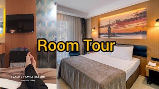 Sealife family Resort Hotel Room Tour... #antalya  #sealifefamilyresort #turkey2