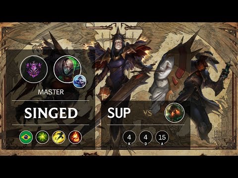 Singed Support vs Nautilus - BR Master Patch 9.20