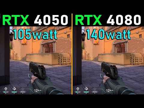 RTX 4050 vs RTX 4080 - 1080p Laptop Gaming Test - How Big is the Difference?