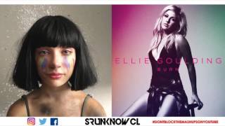 Sia vs. Ellie Goulding - "The Greatest Burn" (Mashup)