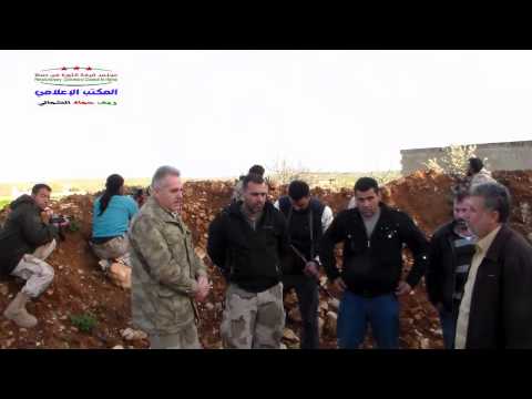 الظهور الأخير للمقدم جميل رعدون أثناء تفقده نقاط الرباط في جبهات ريف حماة الشمالي