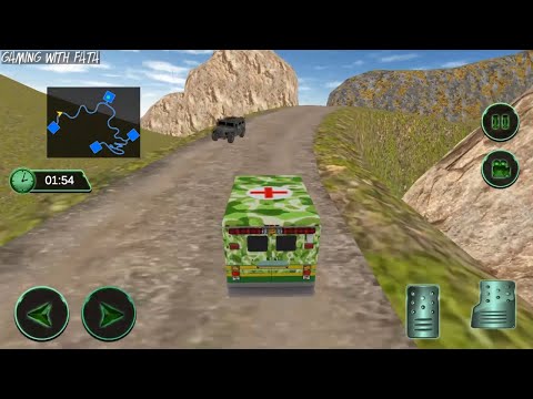 Offroad Ambulance Game #4 US Army Ambulance Driving Rescue Simulator - New Ambulance Game 2020