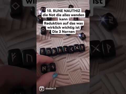 die Rune Nauthiz bringt die Notwendigkeit - die Not um Dinge zu wenden mit Hilfe der 3 Nornen