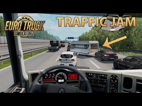 ETS2 Heilbronn Map 1:1: Stau in Deutschland (Euro Truck Simulator 2)