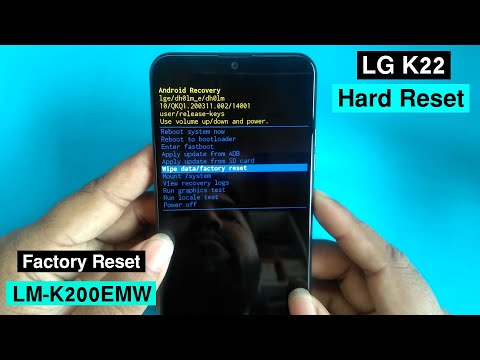 LG K22 Hard Reset | LG K22 (LM-K200EMW) Pattren Unlock | LG K22 Factory Reset | LG K22 Pin Unlock |