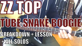 ZZ Top - Tube Snake Boogie - Guitar Tutorial