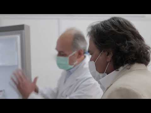 Sáenz recorrió el Laboratorio de Investigación y Biocontroladores