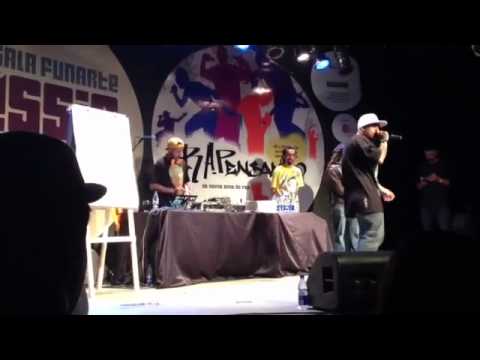 Batalha do conhecimento x calango pensante  Funarte 2012