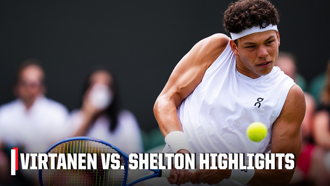 Otto Virtanen vs. Ben Shelton | Full Highlights | 2026 Wimbledon
