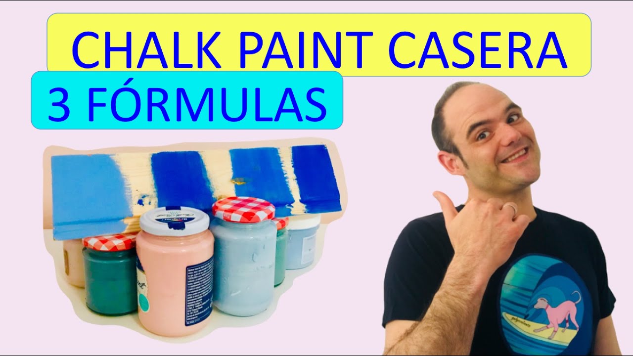 Cómo crear Pintura a la TIZA CASERA 💰 CHALK PAINT DIY 😱 te REVELO mis 3 RECETAS