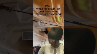 Nothing Screams Vacation like standing shoulder to shoulder with Stangers  #travel #cruise #shorts