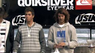 preview picture of video 'Quiksilver Pro 2010 EL EMIR Punta del Este DIA 2 / FINAL'